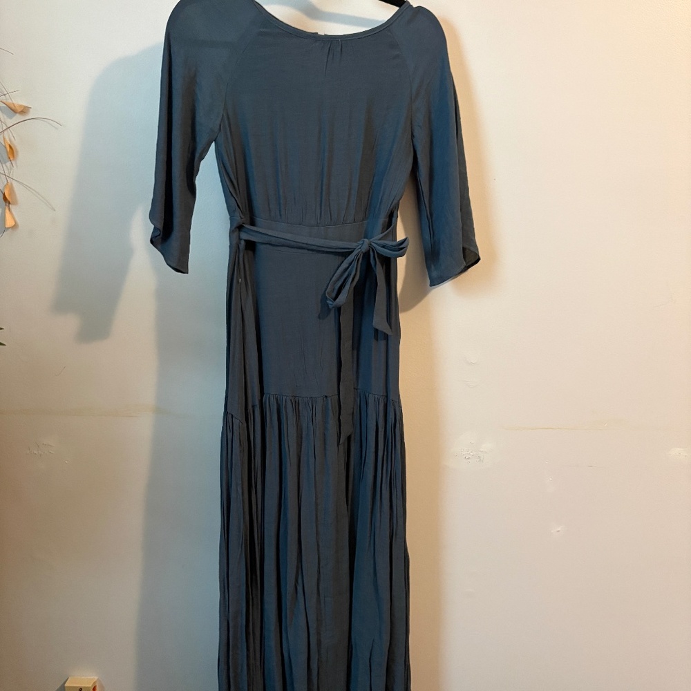 Greyish-blue dress